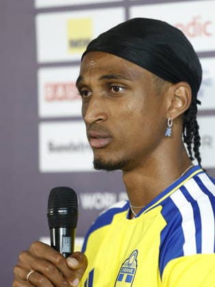 STOCKHOLM, SWEDEN 20260606 Alison dos Santos during a press conference at Scandic Continental ahead of Sundays Diamond League gala Bauhaus gala STOCKHOLM SWEDEN x60160x  Copyright: xStefanxJerrevang TTx DIAMOND LEAGUE STOCKHOLM 2026 PK