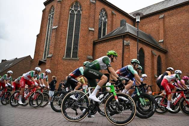 Heistse Pijl 2026 Cycling Race HEIST-OP-DEN-BERG, BELGIUM - JUNE 06 : Larronde Ellande (FRA) of Caja Rural Seguros RGA during the 55th edition of Heistse Pijl an UCI Class 1.1 one day cycling road race for Men Elite of km with start in Vosselaar and finish in Heist-op-den-Berg on June 6, 2026 in Heist-op-den-Berg, Belgium, 06 06 2026 Heist-op-den-Berg Belgium  Copyright: xRex