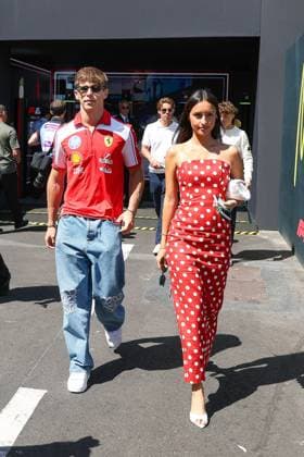 Arthur, brother of Charles Leclerc and wife Alexandra Saint Mleux of Charles Leclerc Scuderia Ferrari HP 16 , 3 Free Practice, Monaco Grand Prix, Motorsport, Men, Formula 1, 06 06 2026 Monte Carlo Monaco MCO Copyright: xkolbert-press ChristianxKolbertx