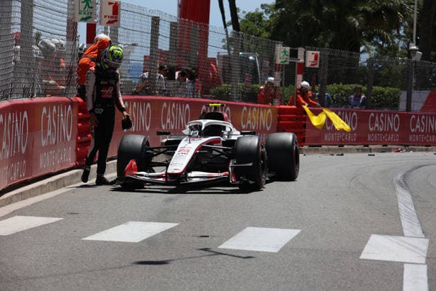 06 06 2026, Circuit de Monaco, Monte Carlo, Formula 1 Louis Vuitton Grand Prix Monaco 2026 ,in the picture accident of Oliver Bearman GBR , TGR Haas F1 Team Photo by Alessandro Martellotta Hasan Bratic DeFodi Images