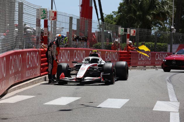 06 06 2026, Circuit de Monaco, Monte Carlo, Formula 1 Louis Vuitton Grand Prix Monaco 2026 ,in the picture accident of Oliver Bearman GBR , TGR Haas F1 Team Photo by Alessandro Martellotta Hasan Bratic DeFodi Images
