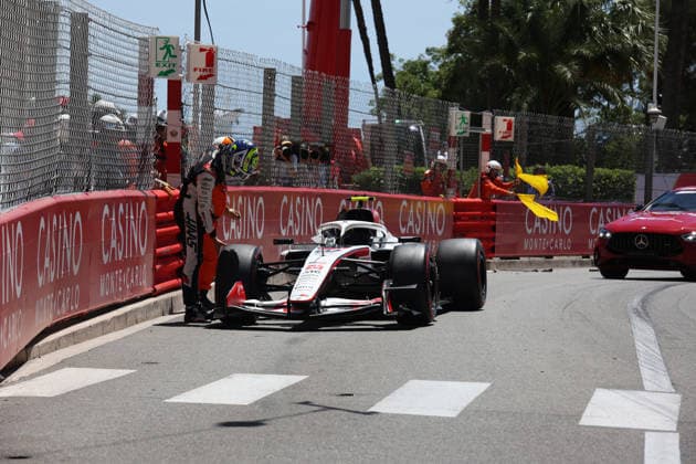 06 06 2026, Circuit de Monaco, Monte Carlo, Formula 1 Louis Vuitton Grand Prix Monaco 2026 ,in the picture accident of Oliver Bearman GBR , TGR Haas F1 Team Photo by Alessandro Martellotta Hasan Bratic DeFodi Images