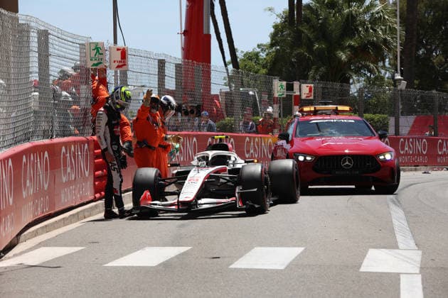 06 06 2026, Circuit de Monaco, Monte Carlo, Formula 1 Louis Vuitton Grand Prix Monaco 2026 ,in the picture accident of Oliver Bearman GBR , TGR Haas F1 Team Photo by Alessandro Martellotta Hasan Bratic DeFodi Images
