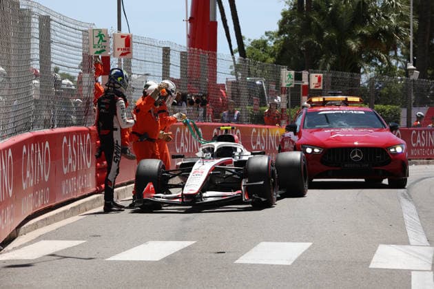 06 06 2026, Circuit de Monaco, Monte Carlo, Formula 1 Louis Vuitton Grand Prix Monaco 2026 ,in the picture accident of Oliver Bearman GBR , TGR Haas F1 Team Photo by Alessandro Martellotta Hasan Bratic DeFodi Images
