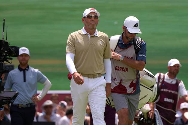 Sergio Garcia of Fireballs GC walks during the LIV Golf Andalucia tournament at Real Club Valderrama on June 6, 2026, in San Roque, Cadiz, Spain. (Photo by Camilla Stolen Imago) San Roque Spain Copyright: xCamillaxStolenx L1134297