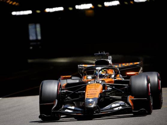 MONACO - Oscar Piastri (McLaren) in action during the third free practice session at the Circuit de Monaco ahead of the Monaco Grand Prix. ANP SEM VAN DER WAL xVIxANPxSportx xxANPxIVx 560269068 originalFilename: 560269068.jpg