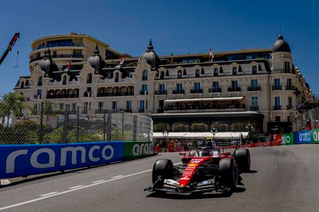 MONACO Formula 1 driver Lewis Hamilton of Scuderia Ferrari HP during the Formula 1 Monaco Grand Prix on the Monaco Street Circuit on June 6, 2026 in Monaco, Monaco Photo by DeFodi Images