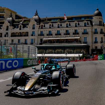 MONACO Formula 1 driver Lance Stroll of Aston Martin Aramco Formula 1 Team during the Formula 1 Monaco Grand Prix on the Monaco Street Circuit on June 6, 2026 in Monaco, Monaco Photo by DeFodi Images