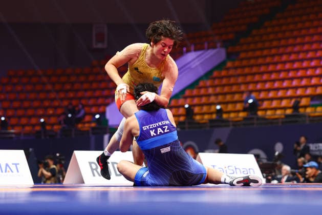 World Ranking Series Ulaanbaatar Open 76kg WW Elmira Syzdykova KAZ df Gulmaral Yerkebayeva KAZ Copyright: xJakexKirkmanx xUnitedxWorldxWresx Jake Kirkman United World Wres