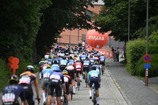 Heistse Pijl 2026 Cycling Race HEIST-OP-DEN-BERG, BELGIUM - JUNE 06 : Peloton during the 55th edition of Heistse Pijl an UCI Class 1.1 one day cycling road race for Men Elite of km with start in Vosselaar and finish in Heist-op-den-Berg on June 6, 2026 in Heist-op-den-Berg, Belgium, 06 06 2026 Heist-op-den-Berg Belgium  Copyright: xRex