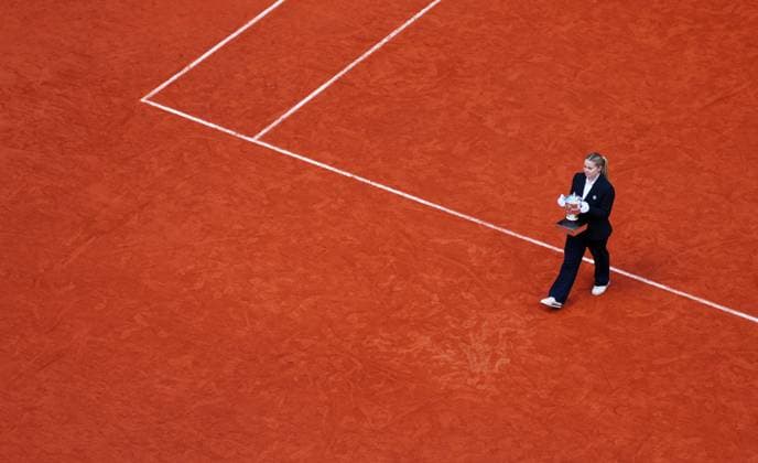 The trophy ahead of the Ladies Final between Mirra Andreeva and Maja Chwalinska French Open Tennis, Day Fourteen, Tennis, Roland Garros, Paris, France - 06 Jun 2026Paris Roland Garros France EDITORIAL USE ONLY No use with unauthorised audio, video, data, fixture lists, club league logos or live services. Online in-match use limited to 120 images, no video emulation. No use in betting, games or single club league player publications.  Copyright: xJavierxGarcia Shutterstockx 16906570b
