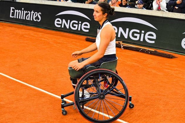 Tennis, French Open, wheelchair tennis, women, final, Chasteau - de Groot