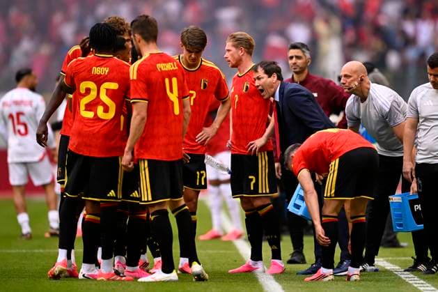 Belgium v Tunisia UEFA International Friendly, Länderspiel, Nationalmannschaft Game BRUSSELS, BELGIUM - JUNE 06 : Garcia Rudi head coach of Belgium and the team of Belgium during the pre-World Cup international friendly game match between Belgium and Tunisia in preparation of the FIFA 2026 World Cup Football Championship on June 6, 2026 in Brussels, Belgium, 06 06 2026 Brussels Belgium  Copyright: xTomasxSiskx
