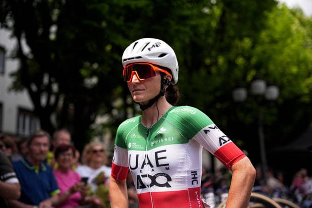 Italy™s Elisa Longo Borghini of UAE Team ADQ™s during Stage 8 of the Giro d™Italia Women, from Rivoli to Sestriere, Italy, Saturday, June 6, 2026  Copyright: xMarcoxAlpozzi LaPressex