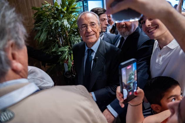 Real Madrid CF Elections 2026. Florentino Perez during his closing campaign event of his candidacy for the presidency of Real Madrid CF. June 6, 2026. (ALTERPHOTOS Acero) MadridSpain  Copyright: xAcerox
