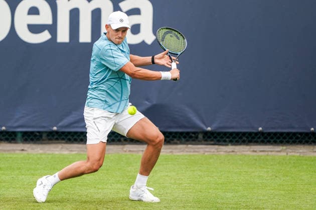 2026-06-06 - Libema Open 2026 ROSMALEN, NETHERLANDS - JUNE 6: Niels Visker of The Netherlands during the Libema Open 2026 at the Autotron on June 6, 2026 in Rosmalen, Netherlands Rosmalen Autotron Netherlands Content not available for redistribution in The Netherlands directly or indirectly through any third parties. Copyright: xAndrexWeeningx