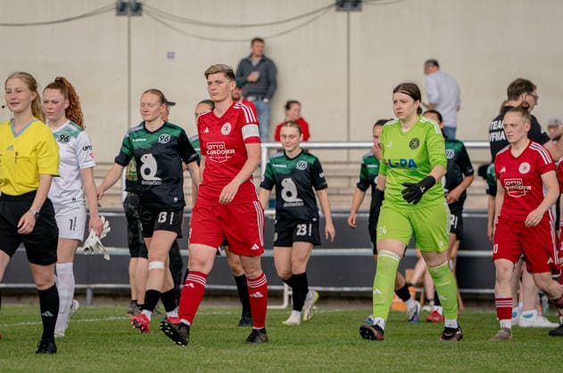 Soccer I Women I Season 2025 2026 I Lower Saxony Cup I Final I FC Jesteburg Bendestorf Hannover 96 I 06 06 2026 Barsinghausen August Wenzel Stadium Germany Copyright: xLobeca JonasxBoningx