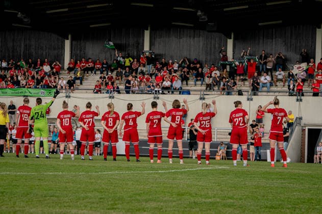 Soccer I Women I Season 2025 2026 I Lower Saxony Cup I Final I FC Jesteburg Bendestorf Hannover 96 I 06 06 2026 Barsinghausen August Wenzel Stadium Germany Copyright: xLobeca JonasxBoningx