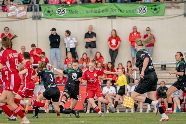 Soccer I Women I Season 2025 2026 I Lower Saxony Cup I Final I FC Jesteburg Bendestorf Hannover 96 I 06 06 2026 Barsinghausen August Wenzel Stadium Germany Copyright: xLobeca JonasxBoningx