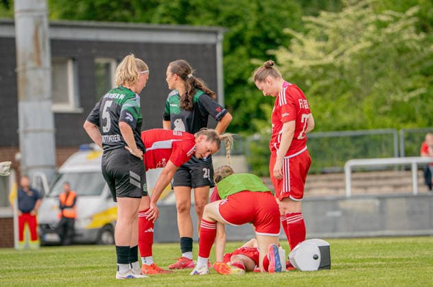 Soccer I Women I Season 2025 2026 I Lower Saxony Cup I Final I FC Jesteburg Bendestorf Hannover 96 I 06 06 2026 Barsinghausen August Wenzel Stadium Germany Copyright: xLobeca JonasxBoningx