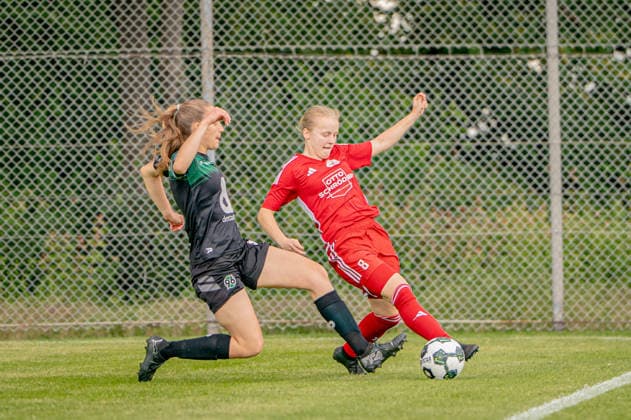 Soccer I Women I Season 2025 2026 I Lower Saxony Cup I Final I FC Jesteburg Bendestorf Hannover 96 I 06 06 2026 Barsinghausen August Wenzel Stadium Germany Copyright: xLobeca JonasxBoningx