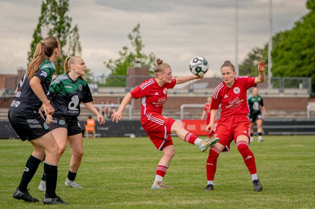 Soccer I Women I Season 2025 2026 I Lower Saxony Cup I Final I FC Jesteburg Bendestorf Hannover 96 I 06 06 2026 Barsinghausen August Wenzel Stadium Germany Copyright: xLobeca JonasxBoningx