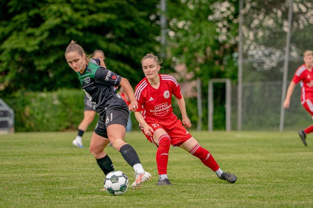 Soccer I Women I Season 2025 2026 I Lower Saxony Cup I Final I FC Jesteburg Bendestorf Hannover 96 I 06 06 2026 Barsinghausen August Wenzel Stadium Germany Copyright: xLobeca JonasxBoningx