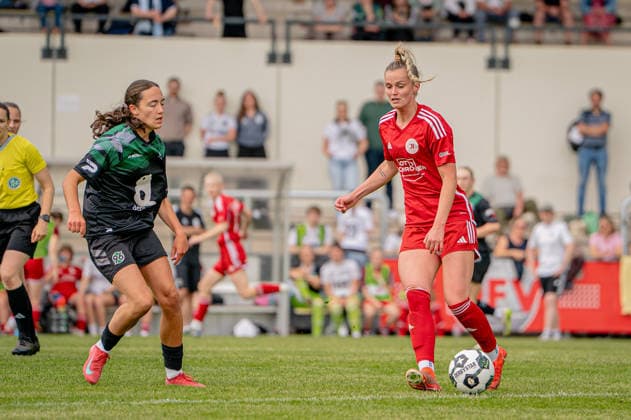Soccer I Women I Season 2025 2026 I Lower Saxony Cup I Final I FC Jesteburg Bendestorf Hannover 96 I 06 06 2026 Barsinghausen August Wenzel Stadium Germany Copyright: xLobeca JonasxBoningx