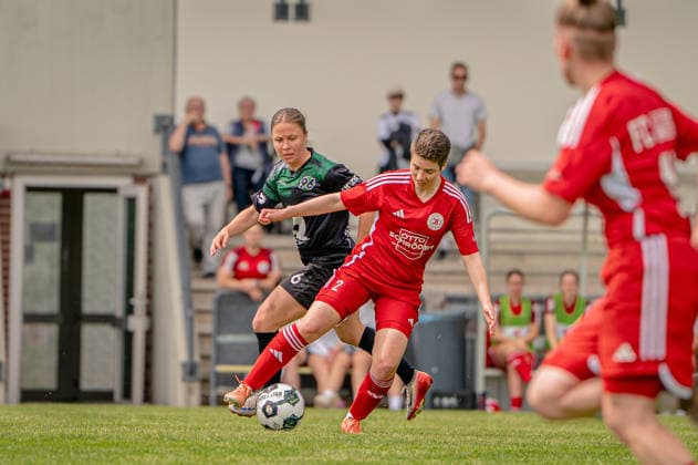Soccer I Women I Season 2025 2026 I Lower Saxony Cup I Final I FC Jesteburg Bendestorf Hannover 96 I 06 06 2026 Barsinghausen August Wenzel Stadium Germany Copyright: xLobeca JonasxBoningx