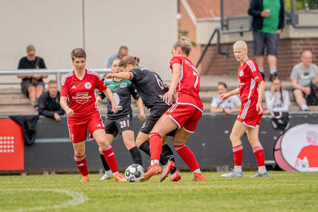 Soccer I Women I Season 2025 2026 I Lower Saxony Cup I Final I FC Jesteburg Bendestorf Hannover 96 I 06 06 2026 Barsinghausen August Wenzel Stadium Germany Copyright: xLobeca JonasxBoningx