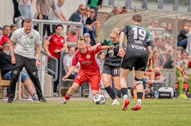 Soccer I Women I Season 2025 2026 I Lower Saxony Cup I Final I FC Jesteburg Bendestorf Hannover 96 I 06 06 2026 Barsinghausen August Wenzel Stadium Germany Copyright: xLobeca JonasxBoningx