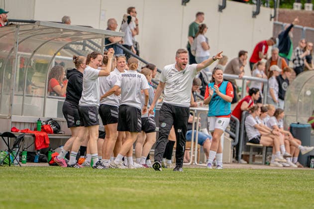 Soccer I Women I Season 2025 2026 I Lower Saxony Cup I Final I FC Jesteburg Bendestorf Hannover 96 I 06 06 2026 Barsinghausen August Wenzel Stadium Germany Copyright: xLobeca JonasxBoningx