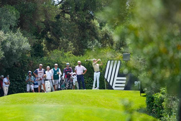 June 6, 2026, Cadiz, Cadiz, SPAIN: David Puig of Fireball team in action during day three of the LIV Golf Andalucia at Golf Club Royal of Valderrama on June 6, 2026 in Cadiz, Spain. LIV Golf Andalucia 2026 - Day Three  - ZUMAa181 20260606_zaa_a181_019 Copyright: xJoaquoÂ­NxCorcherox