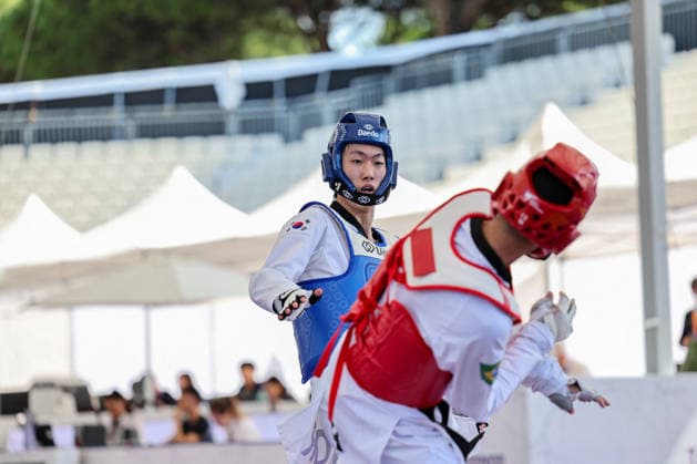 CONTACT - Taekwondo - World Taekwondo Rome Grand Prix 2026 Photo by IPA ABACAPRESS.COM85394326 - W.H. Jung (Korea) -68kg, Roma World Taekwondo Grand Prix 2026 during World Taekwondo Roma Grand Prix 2026, Taekwondo match in Rome, Italy, June 06 2026 Roma Italy  Copyright: xIPAxSport ABACAx
