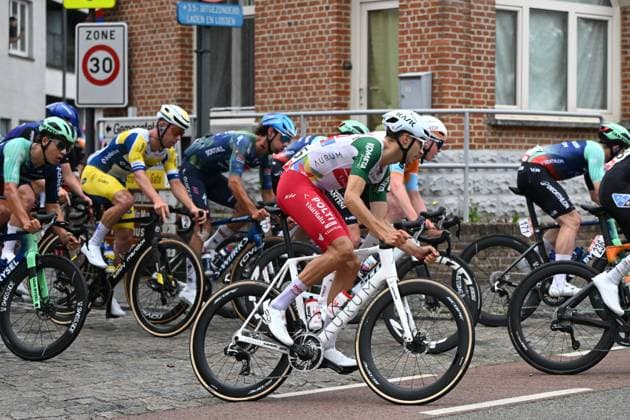 Heistse Pijl 2026 Cycling Race HEIST-OP-DEN-BERG, BELGIUM - JUNE 06 : Team Polti Visitmalta rider during the 55th edition of Heistse Pijl an UCI Class 1.1 one day cycling road race for Men Elite of km with start in Vosselaar and finish in Heist-op-den-Berg on June 6, 2026 in Heist-op-den-Berg, Belgium, 06 06 2026 Heist-op-den-Berg Belgium  Copyright: xRex