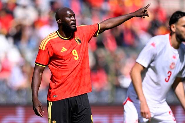 Belgium v Tunisia UEFA International Friendly, Länderspiel, Nationalmannschaft Game BRUSSELS, BELGIUM - JUNE 06 : Lukaku Romelu forward of Belgium during the pre-World Cup international friendly game match between Belgium and Tunisia in preparation of the FIFA 2026 World Cup Football Championship on June 6, 2026 in Brussels, Belgium, 06 06 2026 Brussels Belgium  Copyright: xTomasxSiskx
