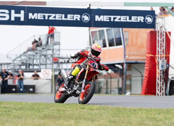 IPA85395663 - Schmidt Marc Reiner (GER) - Ducati - Team Eleven during FIM Supermoto World Championship, WM, Weltmeisterschaft 2026 - Grand Prix of Piemonte, Supermoto race in Busca, Italy, June 06 2026  Copyright: xSilvanoxMarcoxCesario IPAxSportx xx 85395663