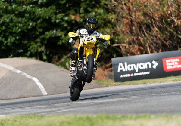 IPA85395671 - Pernat Gabin (FRA) - Suzuki - Team Insane-Parts Suzuki during FIM Supermoto World Championship, WM, Weltmeisterschaft 2026 - Grand Prix of Piemonte, Supermoto race in Busca, Italy, June 06 2026  Copyright: xSilvanoxMarcoxCesario IPAxSportx xx 85395671