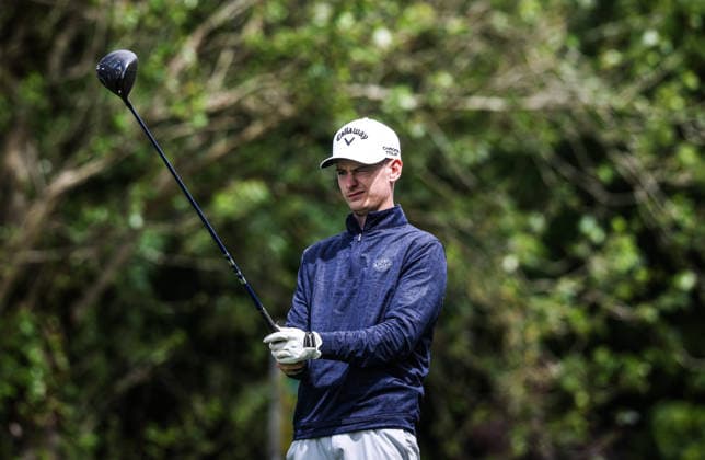 REPRO FREE *PRESS RELEASE NO REPRODUCTION FEE* EDITORIAL USE ONLY Connacht Men s Open Stroke Play Championship, Galway Golf Club, Galway 6 6 2026 James Walsh James Walsh 6 6 2026  Copyright: x INPHO TomxMaherx RDR_7059
