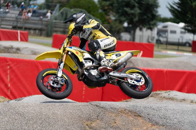 IPA85395657 - Pernat Gabin (FRA) - Suzuki - Team Insane-Parts Suzuki during FIM Supermoto World Championship, WM, Weltmeisterschaft 2026 - Grand Prix of Piemonte, Supermoto race in Busca, Italy, June 06 2026  Copyright: xSilvanoxMarcoxCesario IPAxSportx xx 85395657