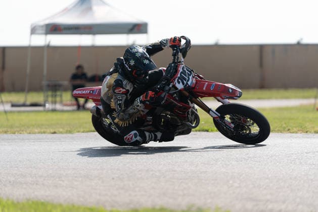 IPA85395673 - Bussei Giovanni (ITA) - Honda during FIM Supermoto World Championship, WM, Weltmeisterschaft 2026 - Grand Prix of Piemonte, Supermoto race in Busca, Italy, June 06 2026  Copyright: xSilvanoxMarcoxCesario IPAxSportx xx 85395673