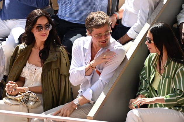 2026 French Open (Roland-Garros) - Women s singles final PARIS, FRANCE - JUNE 06: Ines de Ramon and Brad Pitt the women s final singles match on day 14 of the French Open tennis tournament on Court Philippe-Chatrier at the Roland-Garros Complex in Paris, France on June 6, 2026. Burak Akbulut Anadolu Paris France. Editorial use only. Please get in touch for any other usage.  Copyright: x2026xAnadoluxBurakxAkbulutx