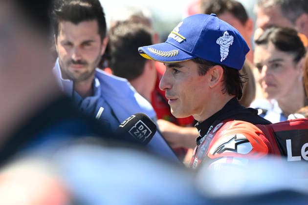 MOTO - MOTO GP - HUNGARY GRAND PRIX 2026 MARQUEZ Marc (spa), Ducati Lenovo Team, Ducati Desmosedici GP26, portrait celebrates his pole position during the 2026 MotoGP Grand Prix of Hungary , on Balaton Park circuit, from June 5 to 7, in Hungary - Balaton ParkHungary  Copyright: xGIGIxSOLDANOx