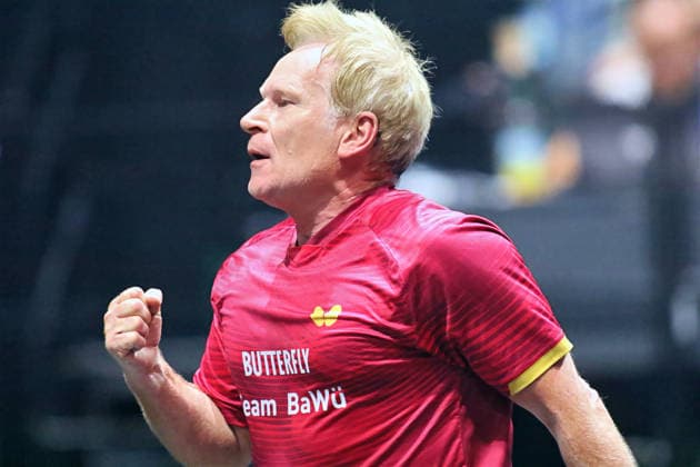 Torben Wosik in jubilation GER Erfurt TT Finals 2026 German Championships, Table Tennis Exhibition Hall Erfurt 06 06 2026 GER Erfurt TT Finals 2026 German Championships, Table Tennis Exhibition Hall Erfurt 06 06 2026 Thuringia German Championships 06 06 2026 Erfurt Copyright: xEibner-Pressefoto JoergxHirschx EP_JHH