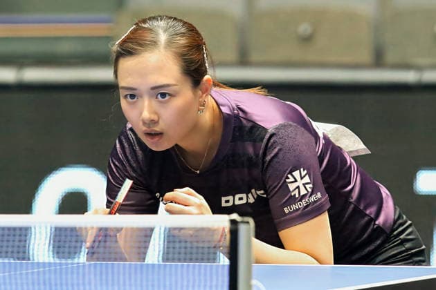 Yuan Wan GER Erfurt TT Finals 2026 German Championships, Table Tennis Exhibition Hall Erfurt 06 06 2026 GER Erfurt TT Finals 2026 German Championships, Table Tennis Exhibition Hall Erfurt 06 06 2026 Thuringia German Championships 06 06 2026 Erfurt Copyright: xEibner-Pressefoto JoergxHirschx EP_JHH