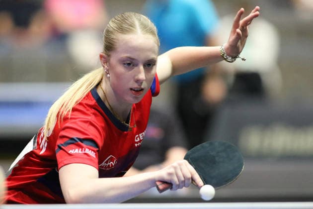Josephina Neumann GER Erfurt TT Finals 2026 German Championships, Table Tennis Exhibition Hall Erfurt 06 06 2026 GER Erfurt TT Finals 2026 German Championships, Table Tennis Exhibition Hall Erfurt 06 06 2026 Thueringen German Championships 06 06 2026 Erfurt Copyright: xEibner-Pressefoto JoergxHirschx EP_JHH