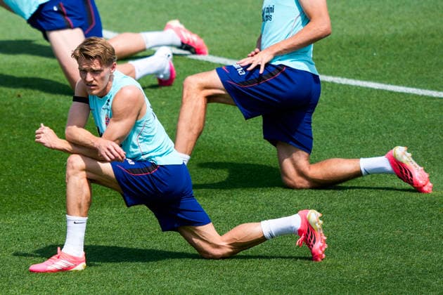 World Cup 2026 Greensboro, USA 20260606 Norways Martin Odegaard training with the Norwegian mens national soccer team at The University of North Carolina Greensboro UNCG Photo Fredrik Varfjell NTB Greensboro USA EDITORIAL USE ONLY RESTRICTED USE FOR BETTING COMPANIES  Copyright: xFredrikxVarfjellx xNTBx