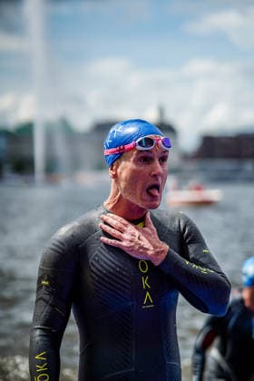 Ironman Hamburg competition for Ironman CEOs 06 06 26 Impressions of the exclusive CEO competition as part of Ironman Hamburg 2026 The participating managing directors and CEOs completed an aquathlon consisting of a 200-metre swim in the Inner Alster followed by a 5-kilometre run along the banks of the Alster The event offers business leaders a sporting platform in the run-up to the main race Photos Julian Richter Hamburg Alster Hamburg Germany JRW02247
