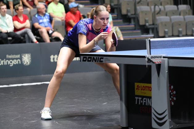 Annett Kaufmann GER Erfurt TT Finals 2026 German Championships, Table Tennis Exhibition Hall Erfurt 06 06 2026 GER Erfurt TT Finals 2026 German Championships, Table Tennis Exhibition Hall Erfurt 06 06 2026 Thuringia German Championships 06 06 2026 Erfurt Copyright: xEibner-Pressefoto JoergxHirschx EP_JHH