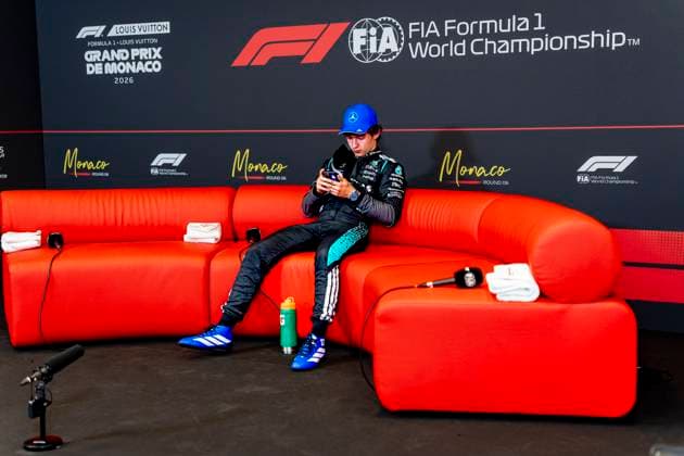 MONACO Formula 1 driver Kimi Antonelli of Mercedes AMG Petronas Formula One Team first in qualifying during the Formula 1 Monaco Grand Prix at the Monaco Street Circuit on June 6, 2026 in Monaco, Monaco Photo by DeFodi Images